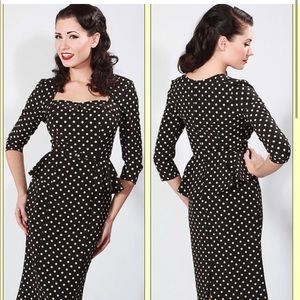 Stop Staring size Large Polka Dot Dress